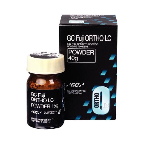 GC 000029 Fuji Ortho LC Light Cure Orthodontic Bonding Adhesive Powder 40 Gm GC 000029 Fuji Ortho LC Light Cure Orthodontic Bonding Adhesive Powder 40 Gm